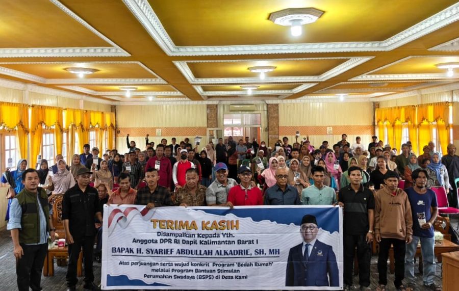 Syarief Abdullah Kawal Bantuan Bedah Rumah untuk Warga Mempawah